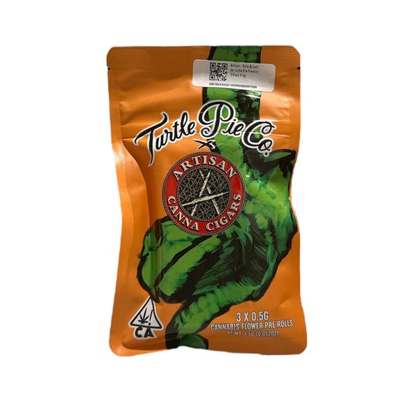 Artisan - Grits & Jam by Turtle Pie Prerolls 3 Pack 1.5g