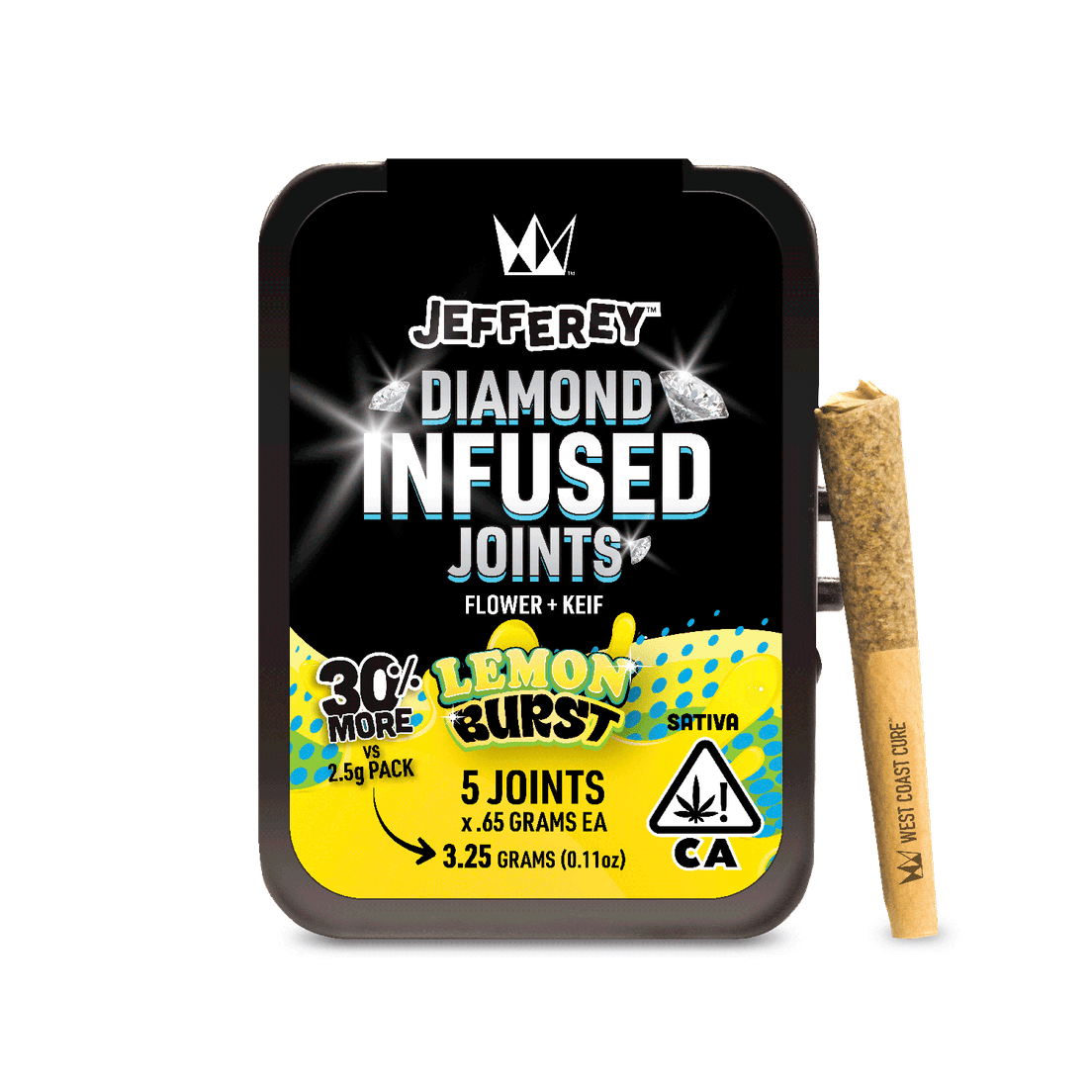 Lemon Burst - Jefferey Infused Joint .65g 5 Pack