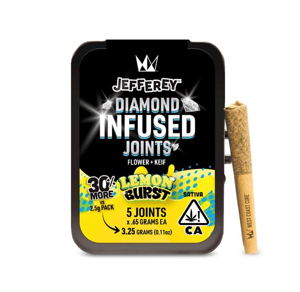 Lemon Burst - Jefferey Infused Joint .65g 5 Pack