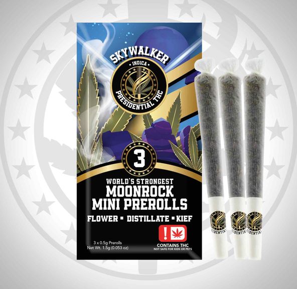 Presidential Moon Rock Mini Prerolls 3pk (Skywalker)