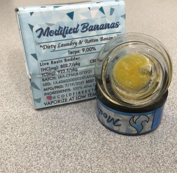 (ColdFire) Modified Bananas 1G live Resin Badder