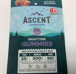 Ascent 25mg Gummies - Reishi