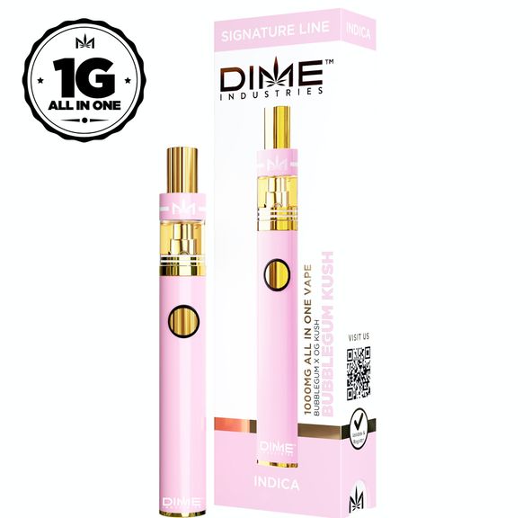 Dime Industries - Bubblegum Kush 1000mg All in One Device 1g