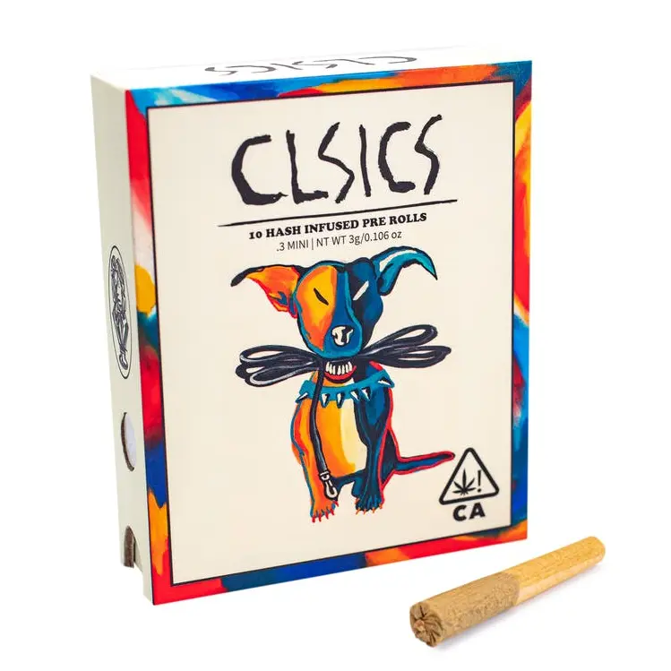 10 Pack - Hash Infused Pre Rolls