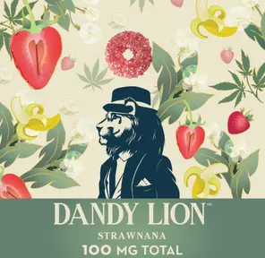 Dandy Lion - 100mg Gummies - Strawnana