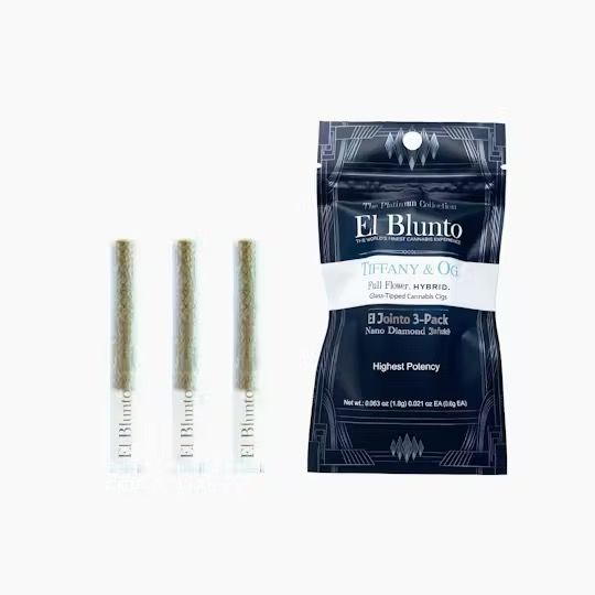 El Blunto- Tiffany & OG Diamond Jointo .6g 3pk 1.8g (H)
