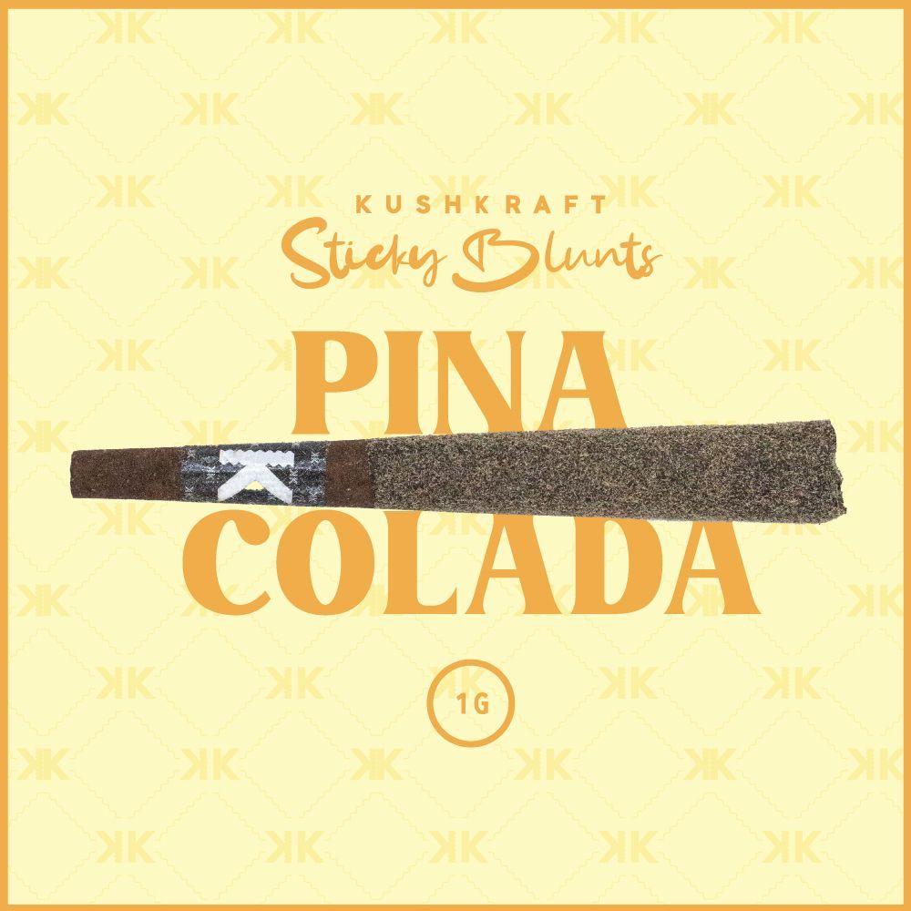 1 x 1g Shatter Infused Sativa Blunt NY Cheese Pina Colada by KushKraft