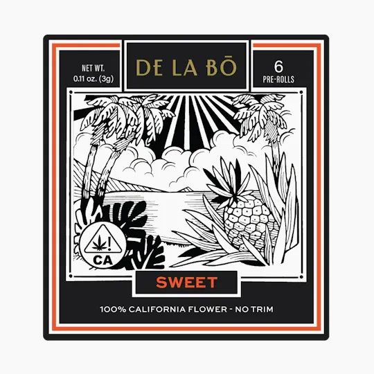 De La Bo- London Pound Cake 6PK Prerolls 3g (I)