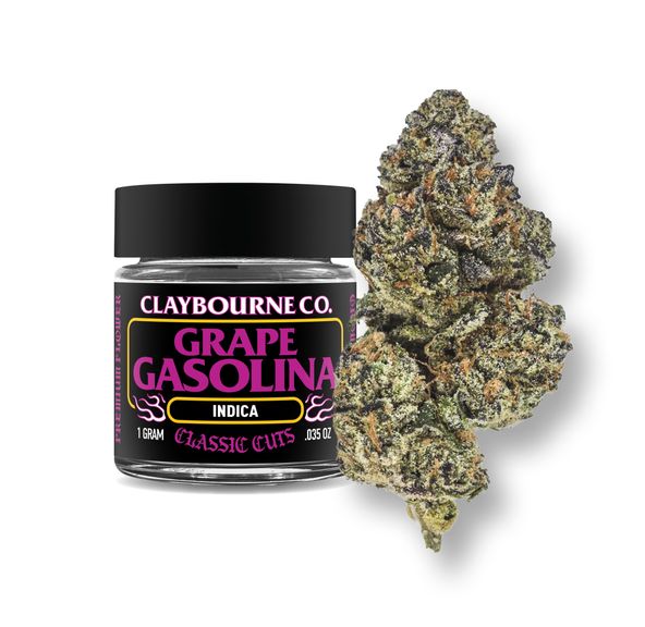 Claybourne | Flower | 1g | Grape Gasolina