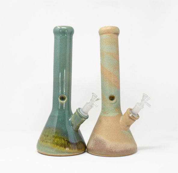 14” Marble Vase Bong