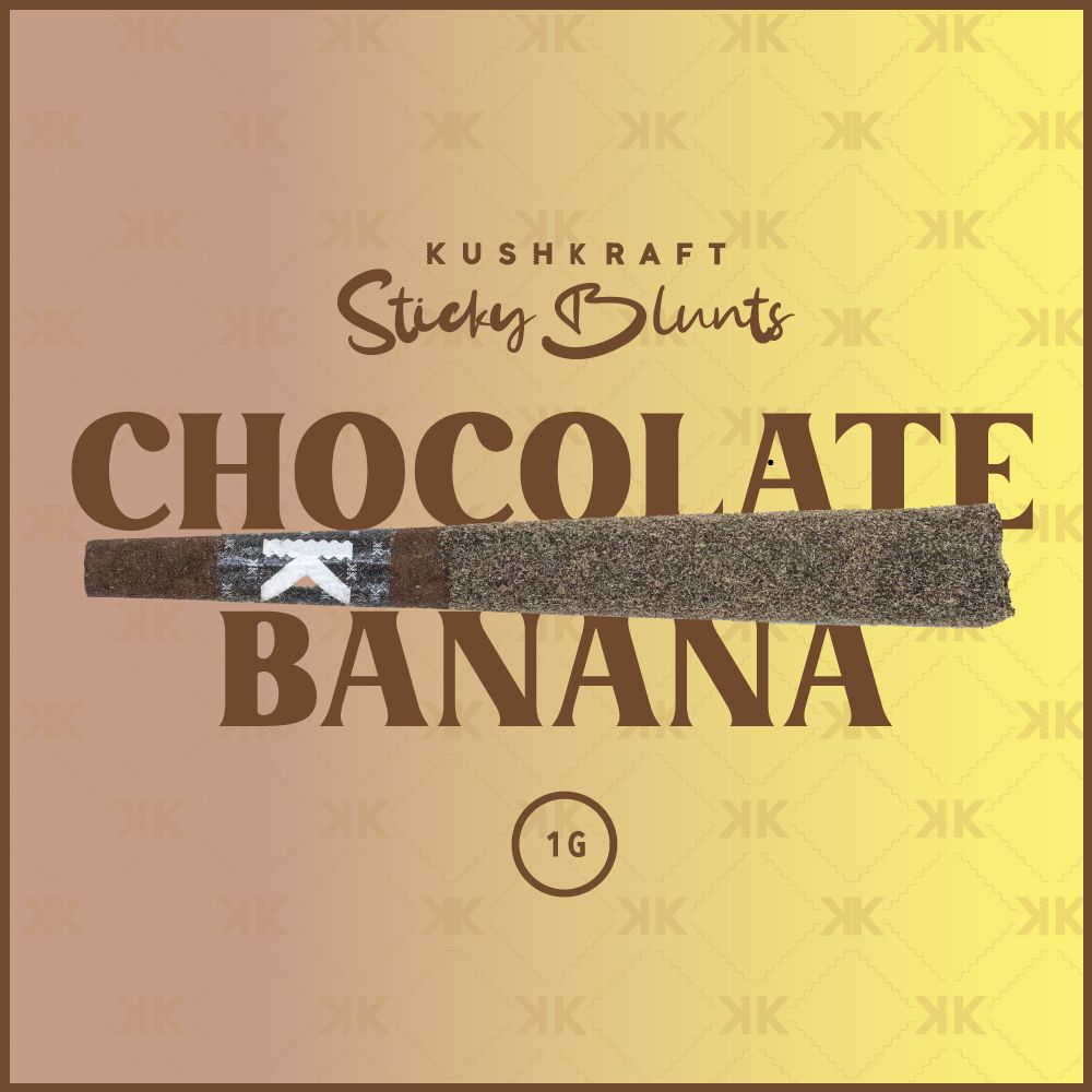 1 x 1g Shatter Infused Blunt Sativa Clementine Chocolate-Banana by KushKraft