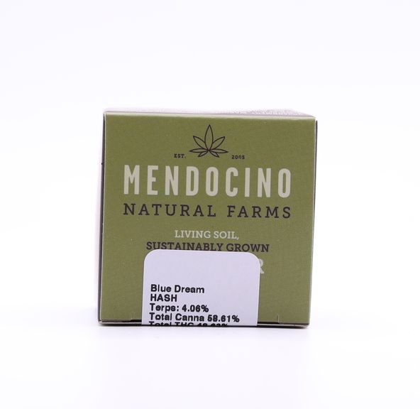 Mendocino Natural Farms- BLUE DREAM BUBBLE HASH 1G