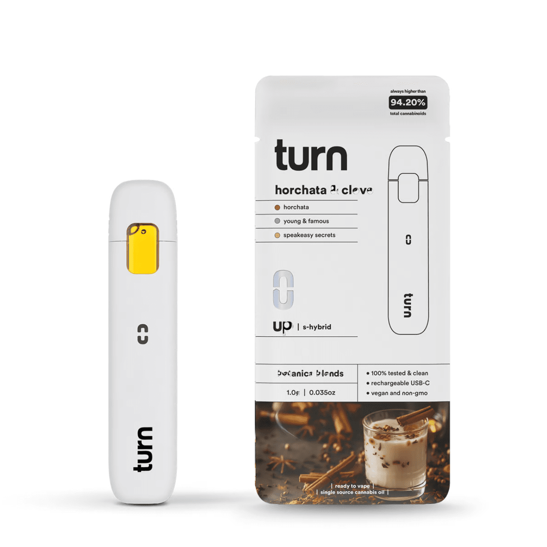 TURN UP AIO BB- 1G HORCHATA & CLOVE