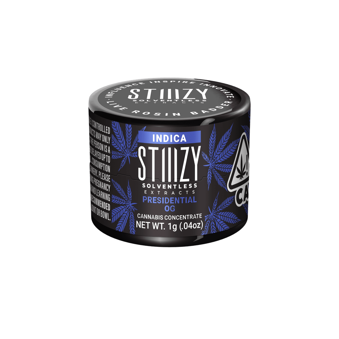 STIIIZY EXTRACTS - 1G LIVE ROSIN BADDER - PRESIDENTIAL OG