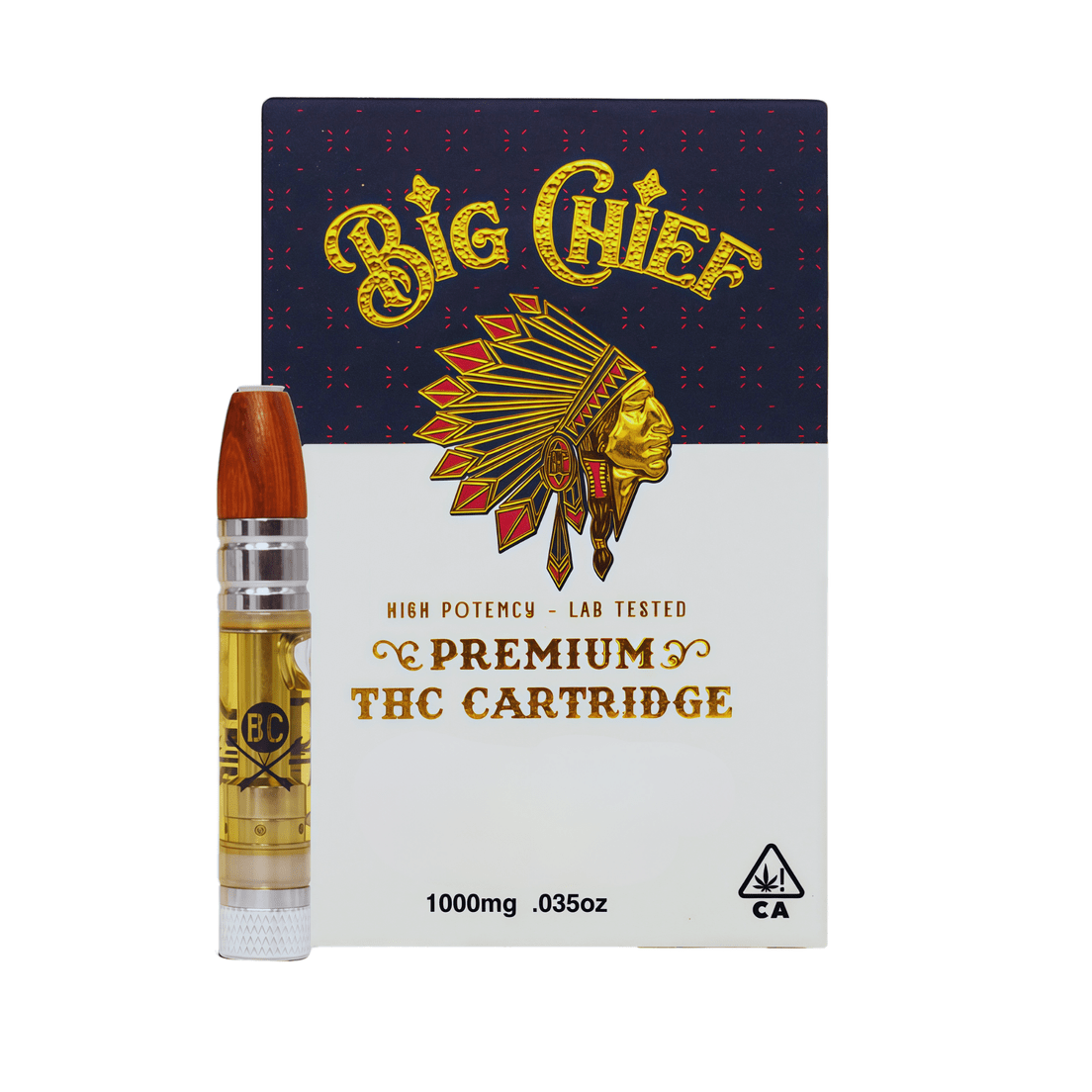 Big Chief | Vape Cart | 1g | Distillate | Apple Jack