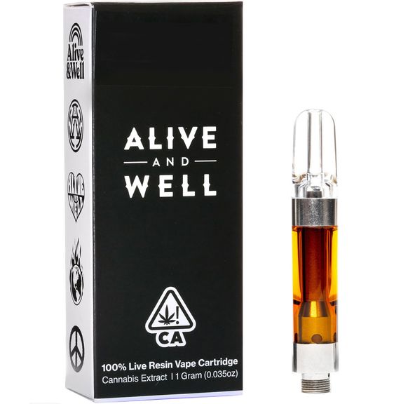 1g Cherry Chem Live Resin CART - ALIVE WELL