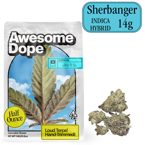 Awesome Dope | Flower | 14g | Smalls | Sherbanger