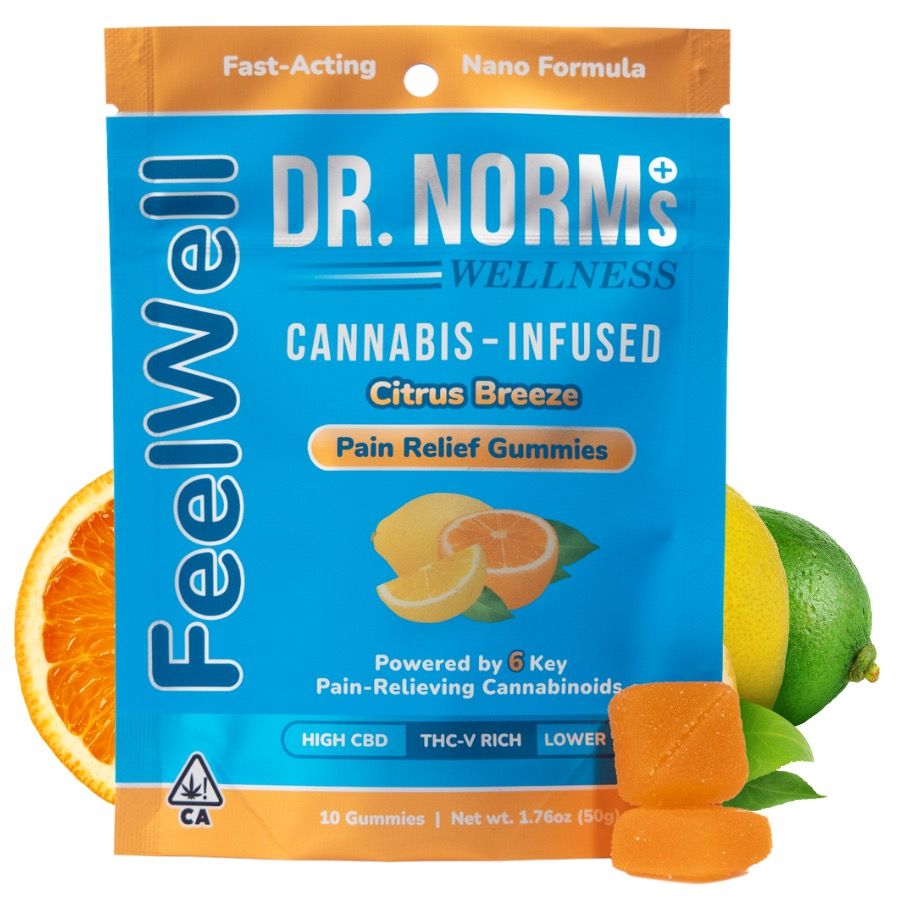 Dr. Norms Citrus Breeze Pain Relief Gummies