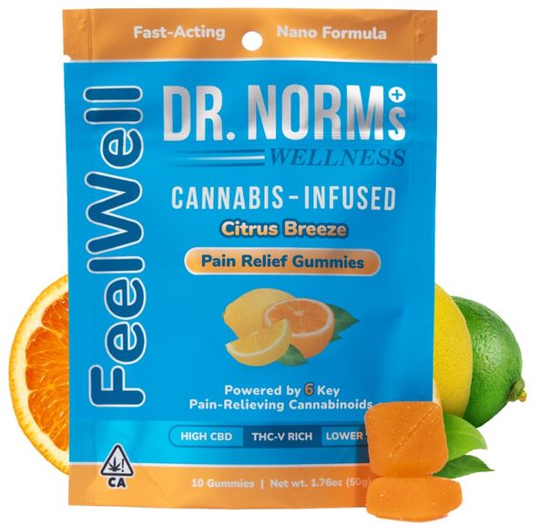 Dr. Norms Citrus Breeze Pain Relief Gummies