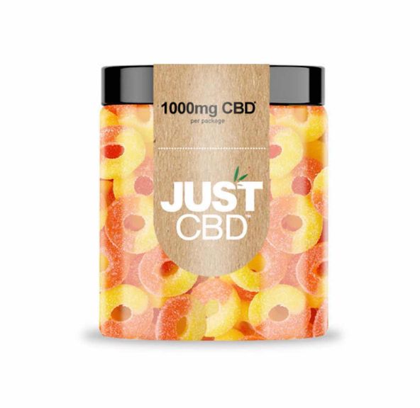 Just CBD 1000mg PEACH Rings
