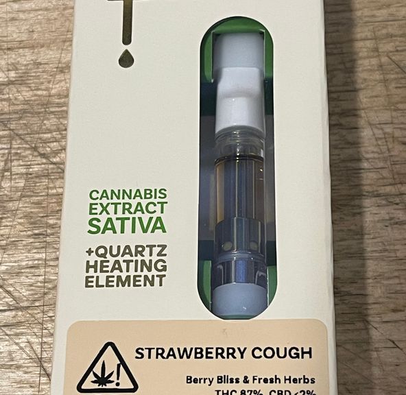 Pure- Strawberry Cough Cartridge 1g (S)