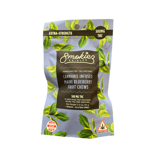 Smokiez THC Sour Maine Blueberry 500mg Gummies