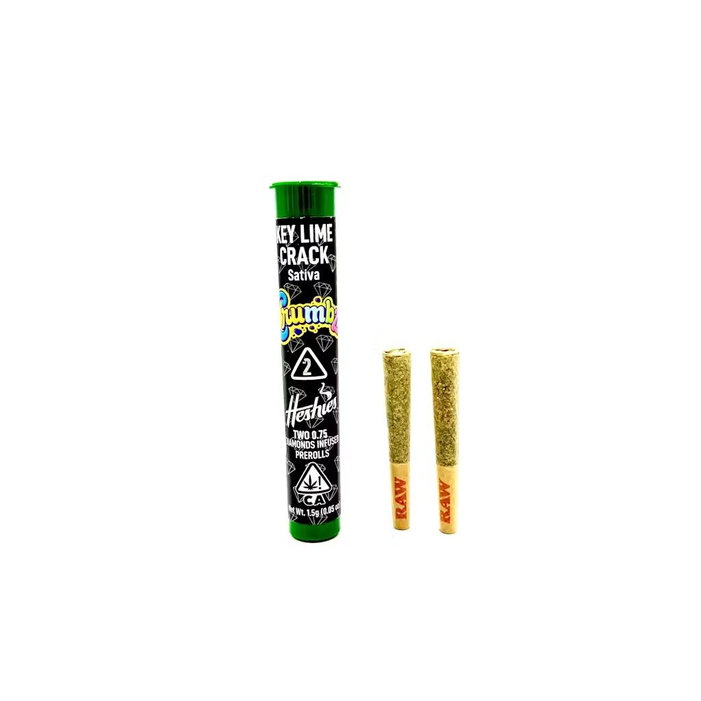 CRUMBZ - Infused Preroll 2 Pack (1.5g) - Key Lime Crack