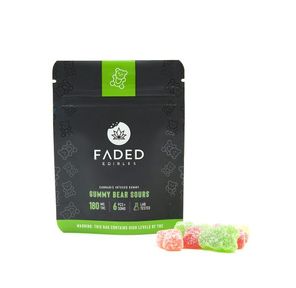 Faded Sour Gummy Bear 180mg