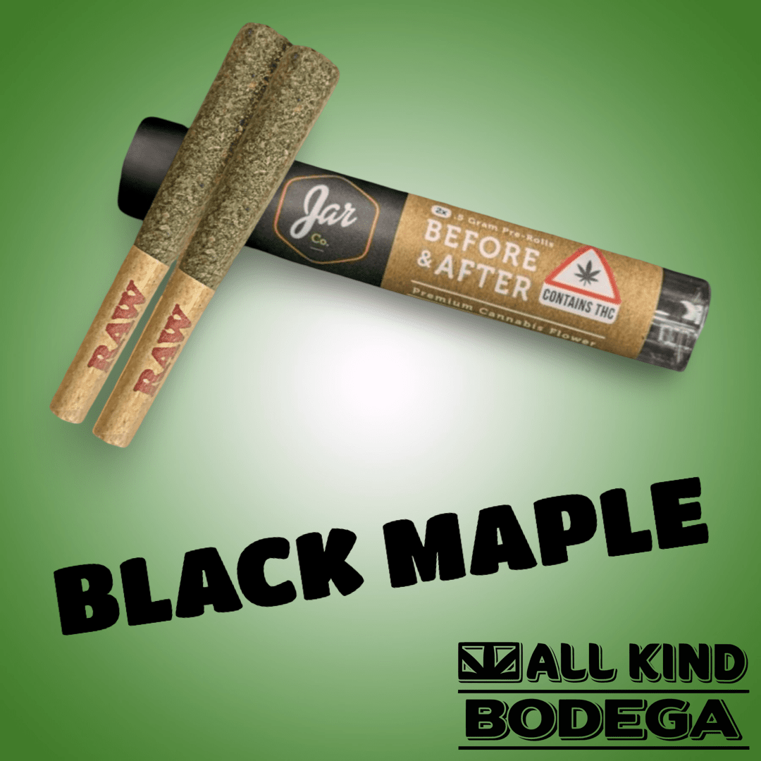 Black Maple .5g Pre-Roll 2 Pack (1g Total) (@Jarcannabis2.0)