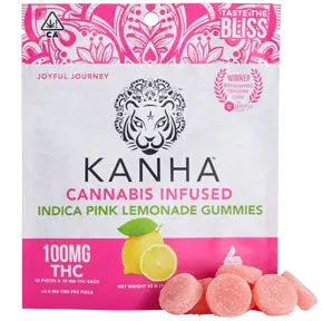 Kahna: Indica - Pink Lemonade (100 mg) Gummies