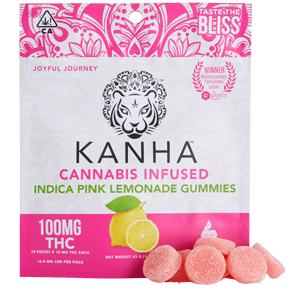 Kahna: Indica - Pink Lemonade (100 mg) Gummies
