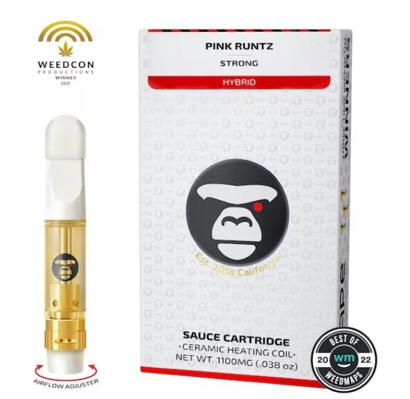 APE Pink Runtz 1.1g Sauce Cartridge 83.97%