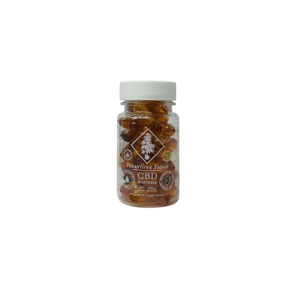FF CBD Softgels 30ct 20 mg