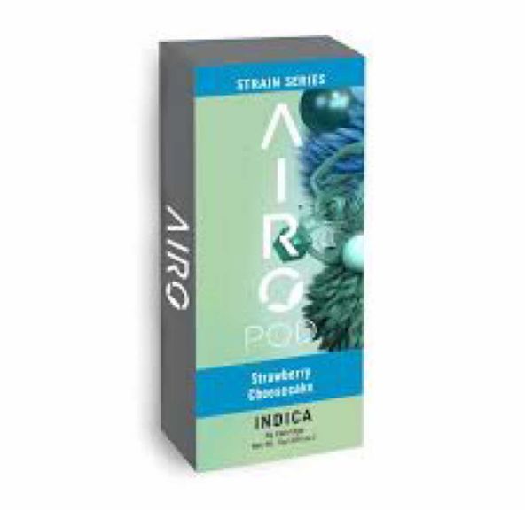 Airo Pro | Strawberry Cheese Cake - Strain Series | Indica | Cartridge | .5g | 72.73% THC