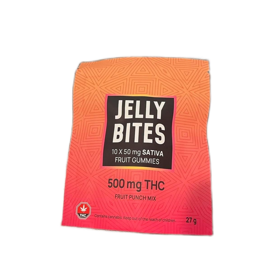 Jelly bites 500mg sativa fruit punch mix