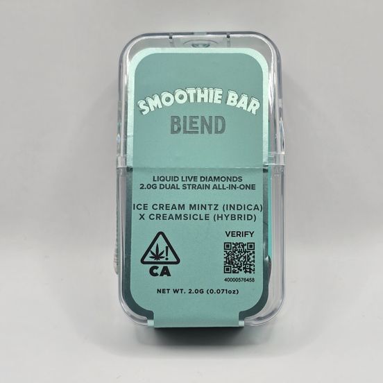 elf bar vape uk Smoothie Bar Blend 3.0 Liquid Live Diamonds 2g Dual STRAIN AIO Disposable main image 1