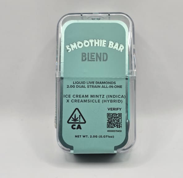 smoothie bar thc vape - Disposable - Ice Cream Mintz x Creamsicle - 2G at Goodies Material Flavor Options:Lush Ice Bullet 2.0 | The