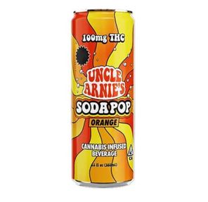Uncle Arnie's Soda Orange 100mg