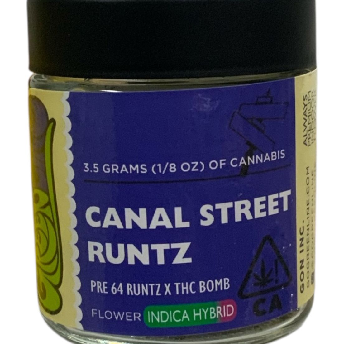 Greenline - Canal Street Runtz 3.5g Flower