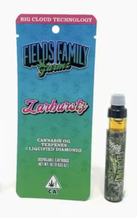 Fields Family Farmz Zarburstz 1g Liquified Diamonds Disposable 94%