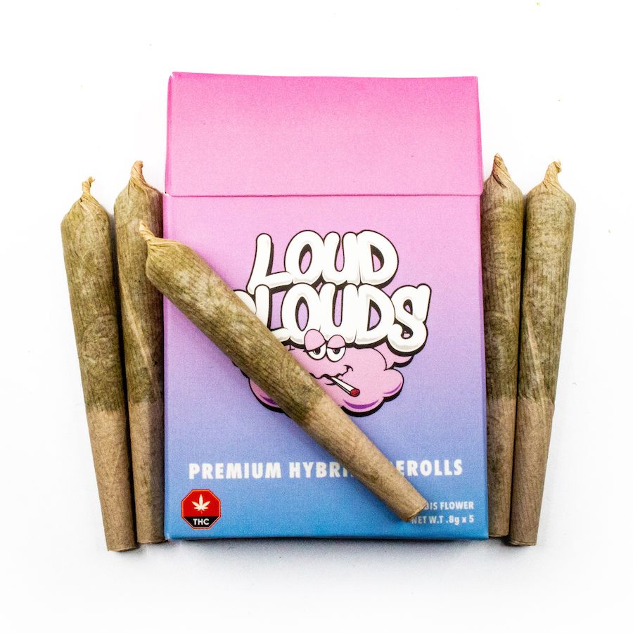 Garlic Butter Premium Hybrid Preroll Pack by Loud Clouds 0.8g x5