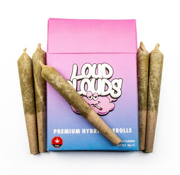 Garlic Butter Premium Hybrid Preroll Pack by Loud Clouds 0.8g x5