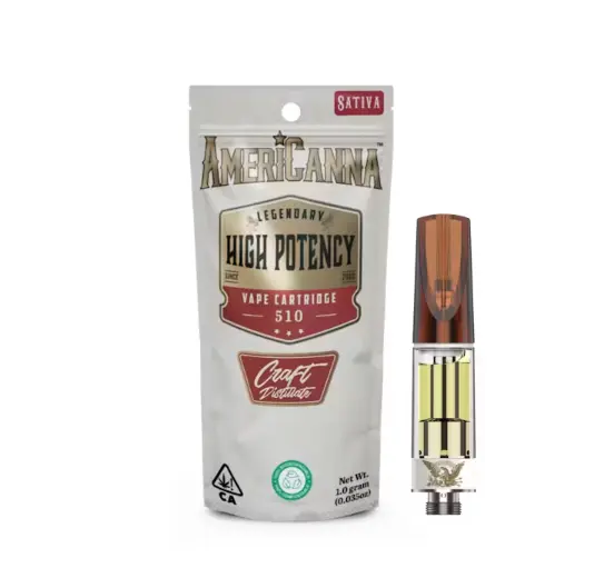 AmeriCanna - Jack Herer High Potency Distillate Vape Cart 1g