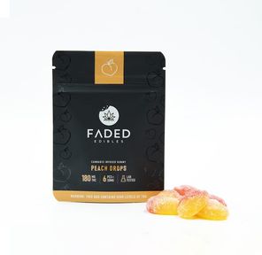 Faded Peach Drops 180mg