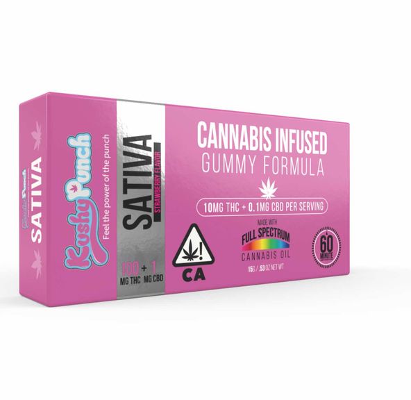 Kushy Punch - Sativa Strawberry 100mg