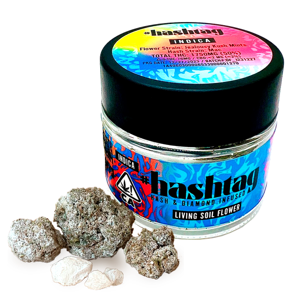 #hashtag - Real OG x Jealousy - Hash & Diamond Infused Flower 3.5g