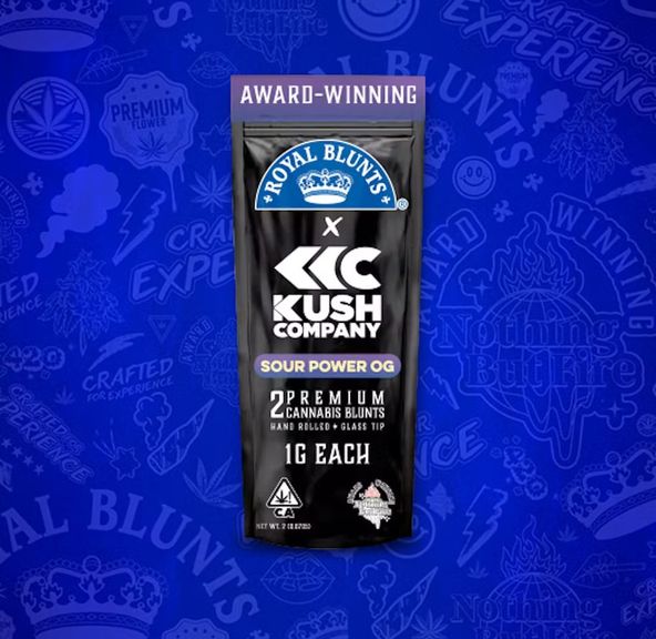 Hand Rolled Cannarillo - Kush Company x Royal Blunts - Sour Power OG - 1.5g