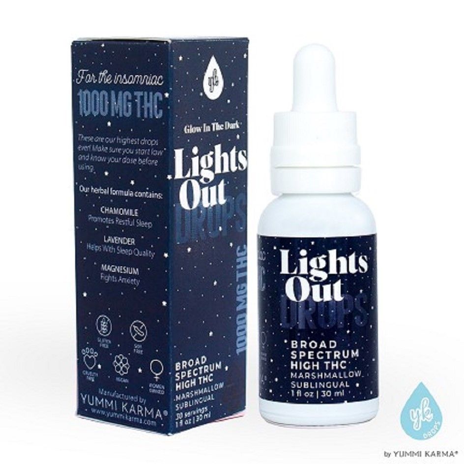 Lights Out 1000mg Herbal Cannabis Tincture