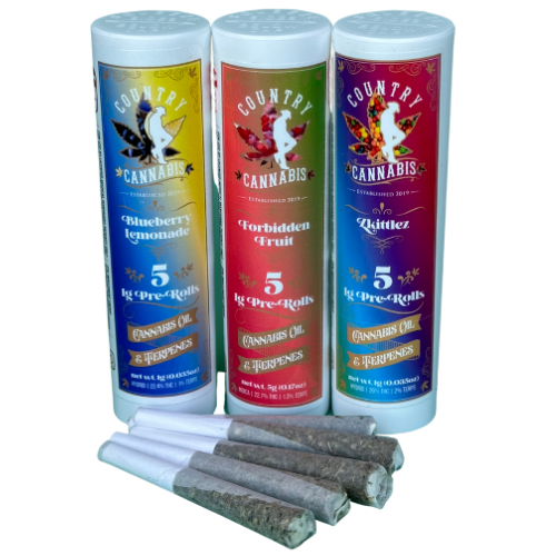 5 pk Infused Preroll - Forbidden Fruit (CC)