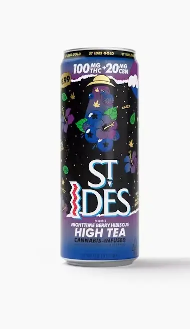 St. Ides Tea Nighttime Berry Hibiscus 100mg THC / 20mg CBN
